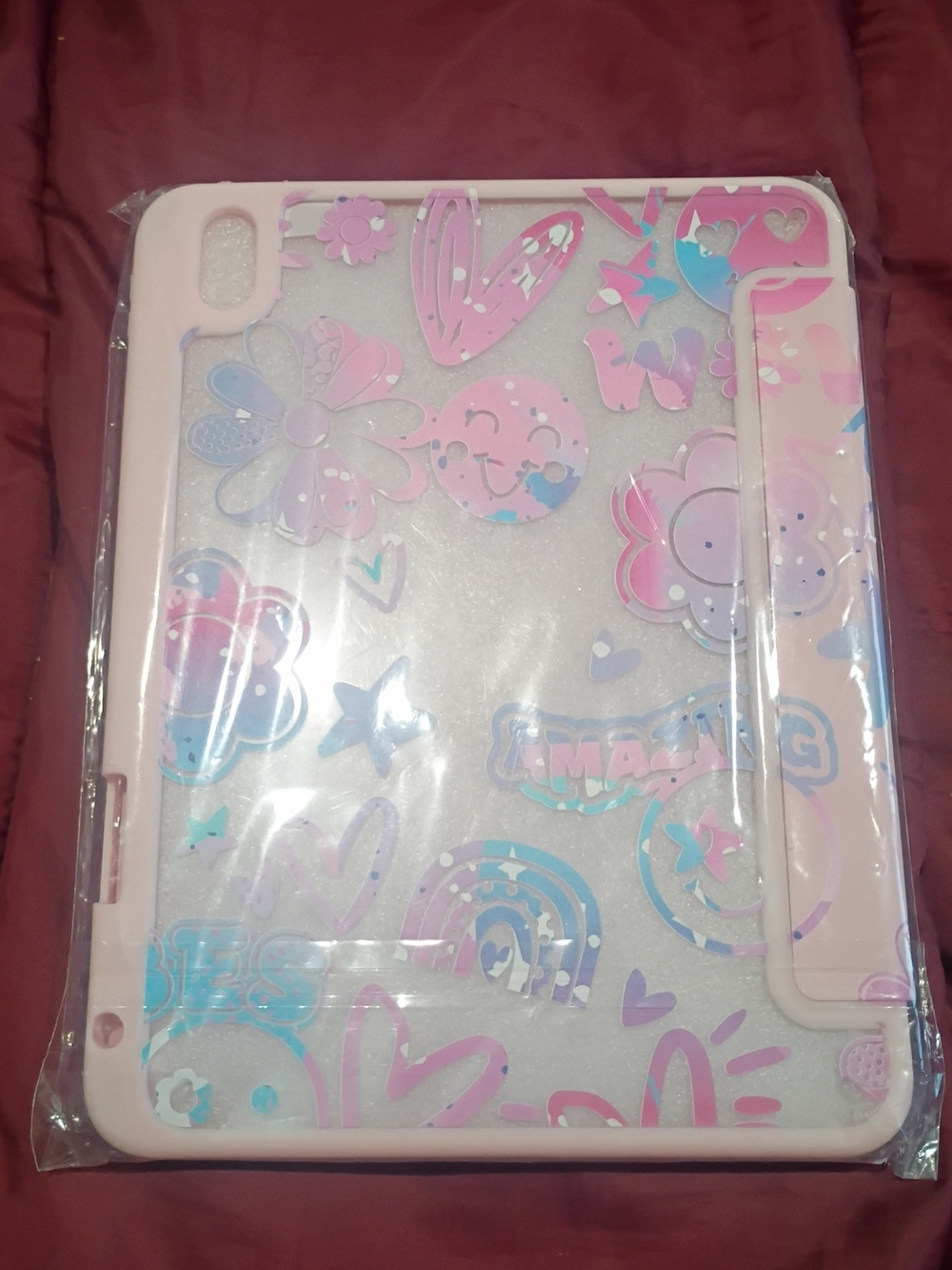 Pink Cute Pattern Tablet Case - Protective Cover